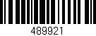 Código de barras (EAN, GTIN, SKU, ISBN): '489921'
