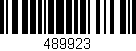 Código de barras (EAN, GTIN, SKU, ISBN): '489923'