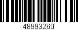 Código de barras (EAN, GTIN, SKU, ISBN): '48993260'