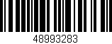 Código de barras (EAN, GTIN, SKU, ISBN): '48993283'