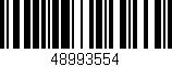 Código de barras (EAN, GTIN, SKU, ISBN): '48993554'