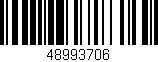 Código de barras (EAN, GTIN, SKU, ISBN): '48993706'