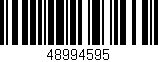 Código de barras (EAN, GTIN, SKU, ISBN): '48994595'