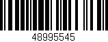 Código de barras (EAN, GTIN, SKU, ISBN): '48995545'
