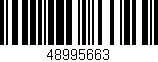 Código de barras (EAN, GTIN, SKU, ISBN): '48995663'
