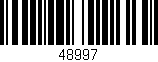Código de barras (EAN, GTIN, SKU, ISBN): '48997'
