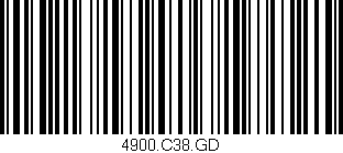 Código de barras (EAN, GTIN, SKU, ISBN): '4900.C38.GD'
