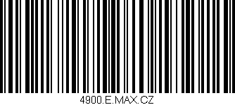 Código de barras (EAN, GTIN, SKU, ISBN): '4900.E.MAX.CZ'