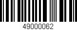 Código de barras (EAN, GTIN, SKU, ISBN): '49000062'