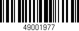 Código de barras (EAN, GTIN, SKU, ISBN): '49001977'
