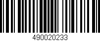 Código de barras (EAN, GTIN, SKU, ISBN): '490020233'