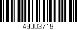 Código de barras (EAN, GTIN, SKU, ISBN): '49003719'