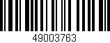 Código de barras (EAN, GTIN, SKU, ISBN): '49003763'