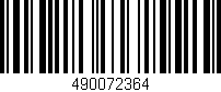 Código de barras (EAN, GTIN, SKU, ISBN): '490072364'