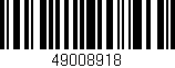 Código de barras (EAN, GTIN, SKU, ISBN): '49008918'