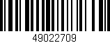 Código de barras (EAN, GTIN, SKU, ISBN): '49022709'