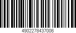 Código de barras (EAN, GTIN, SKU, ISBN): '4902278437006'