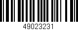 Código de barras (EAN, GTIN, SKU, ISBN): '49023231'