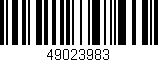 Código de barras (EAN, GTIN, SKU, ISBN): '49023983'