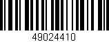 Código de barras (EAN, GTIN, SKU, ISBN): '49024410'