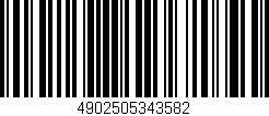 Código de barras (EAN, GTIN, SKU, ISBN): '4902505343582'