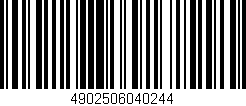 Código de barras (EAN, GTIN, SKU, ISBN): '4902506040244'