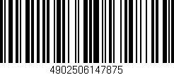 Código de barras (EAN, GTIN, SKU, ISBN): '4902506147875'