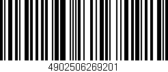 Código de barras (EAN, GTIN, SKU, ISBN): '4902506269201'