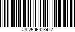 Código de barras (EAN, GTIN, SKU, ISBN): '4902506336477'