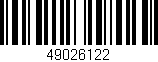 Código de barras (EAN, GTIN, SKU, ISBN): '49026122'