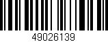 Código de barras (EAN, GTIN, SKU, ISBN): '49026139'