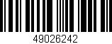 Código de barras (EAN, GTIN, SKU, ISBN): '49026242'