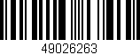 Código de barras (EAN, GTIN, SKU, ISBN): '49026263'