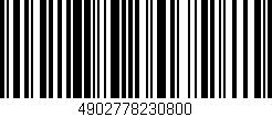Código de barras (EAN, GTIN, SKU, ISBN): '4902778230800'