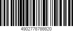 Código de barras (EAN, GTIN, SKU, ISBN): '4902778788820'