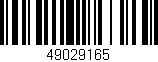 Código de barras (EAN, GTIN, SKU, ISBN): '49029165'