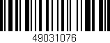 Código de barras (EAN, GTIN, SKU, ISBN): '49031076'