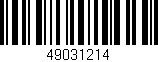 Código de barras (EAN, GTIN, SKU, ISBN): '49031214'