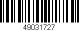 Código de barras (EAN, GTIN, SKU, ISBN): '49031727'
