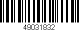 Código de barras (EAN, GTIN, SKU, ISBN): '49031832'