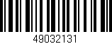 Código de barras (EAN, GTIN, SKU, ISBN): '49032131'