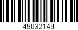 Código de barras (EAN, GTIN, SKU, ISBN): '49032149'