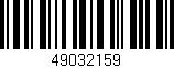 Código de barras (EAN, GTIN, SKU, ISBN): '49032159'