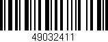 Código de barras (EAN, GTIN, SKU, ISBN): '49032411'