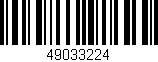 Código de barras (EAN, GTIN, SKU, ISBN): '49033224'