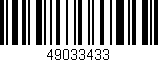 Código de barras (EAN, GTIN, SKU, ISBN): '49033433'