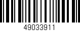 Código de barras (EAN, GTIN, SKU, ISBN): '49033911'