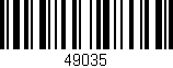 Código de barras (EAN, GTIN, SKU, ISBN): '49035'