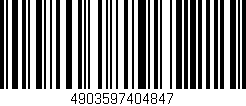 Código de barras (EAN, GTIN, SKU, ISBN): '4903597404847'