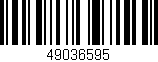 Código de barras (EAN, GTIN, SKU, ISBN): '49036595'